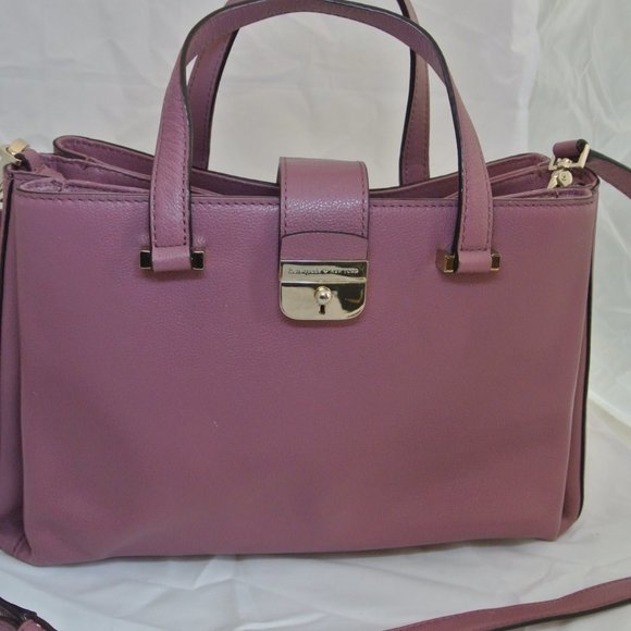 kate spade Handbags - Authentic Kate Spade Natasha Lovett Street Purple Satchel